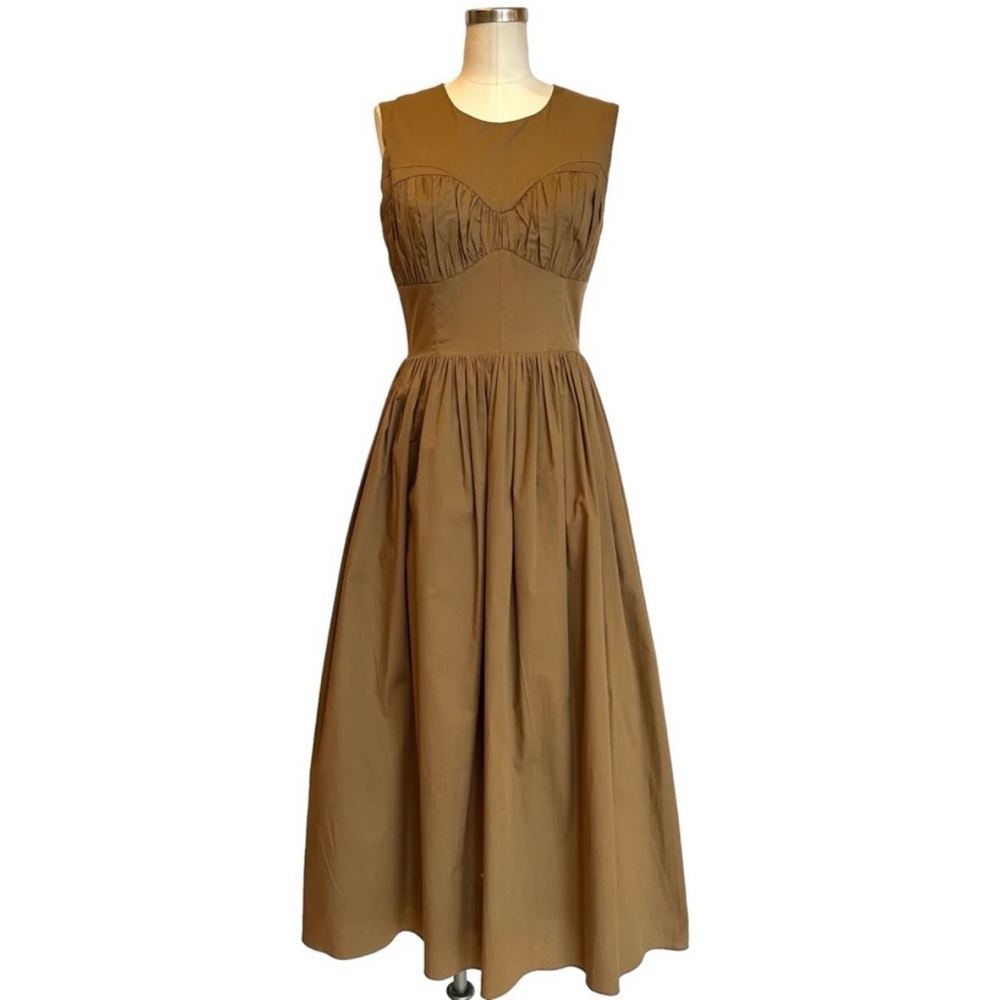 Tove Brown Sleeveless Dress